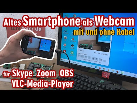 Altes Smartphone als Webcam โญ๏ธ für Skype โช๏ธ Zoom โช๏ธ OBS โช๏ธ Windows 10 โช๏ธ kostenlose App