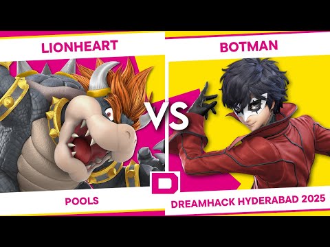 Lionheart (Bowser) vs Botman (Joker) - DreamHack India 2025 - Smash Ultimate