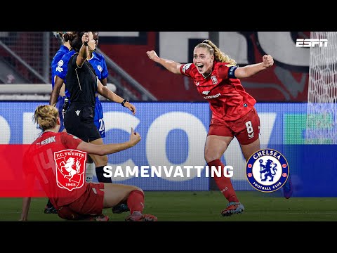 🔴 Danique van Ginkel met een WONDERSCHONE treffer 💫 | Samenvatting FC Twente (v) - Chelsea (v)