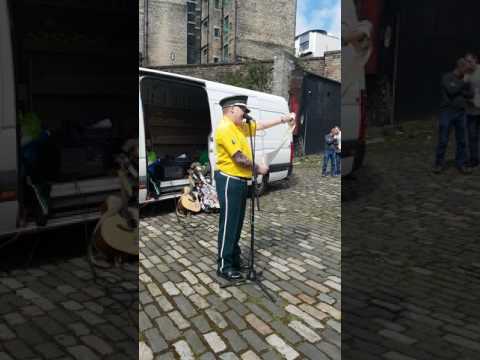 The Proclamation being read at Cairde na hÉireann's Easter Rising Commemoration