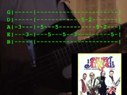 Donna felicità - I nuovi angeli (bass cover + tab)
