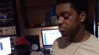 Kodak Black shows how he records a new flute song in under 20 minutes