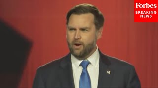 JUST IN: JD Vance Speaks At Turning Point, USA's AmericaFest Event