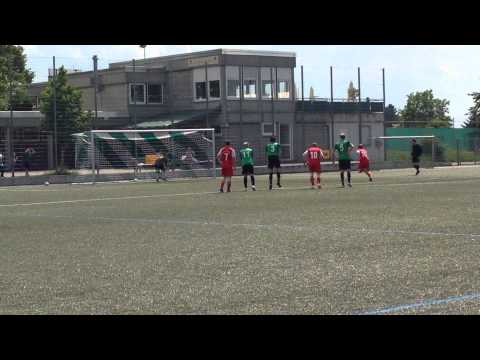 Elfmetertor zum 0:2 der SG Hemsbach/Sulzbach