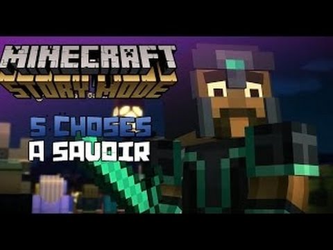 MinecraftFRCommu | La chaine communautaire 100% Minecraft - 5 things to know about Minecraft Story mode