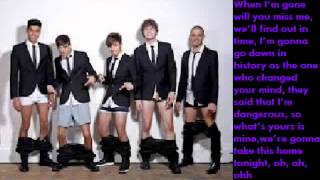 The Wanted- Bring It Home ft Dappy lyrics