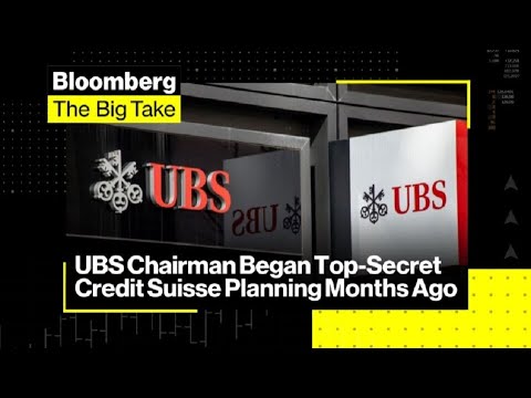 UBS Chairman's Top-Secret Prep for Credit Suisse Moment