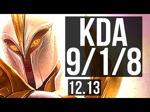 KAYLE vs LUCIAN (MID) | 9/1/8, 1.4M mastery, Legendary, 300+ games | EUW Master | 12.13