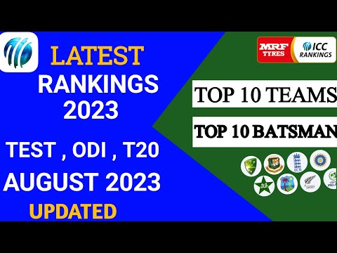 ICC Announced Latest Ranking 2023 Today | Latest Icc Test , Odi & T20 ranking today | EN Sports