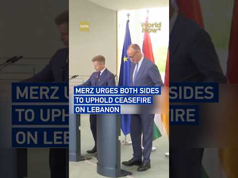 Merz urges both sides to uphold ceasefire on Lebanon