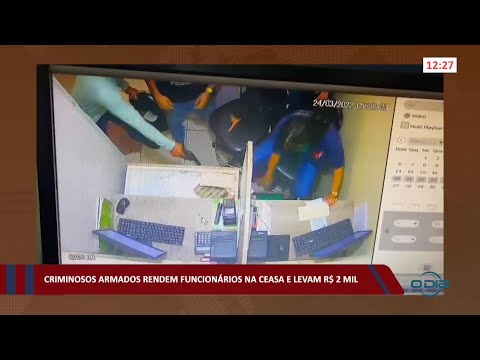 Criminosos armados rendem funcionários na Ceasa e levam R$ 2 Mil 24 03 2022