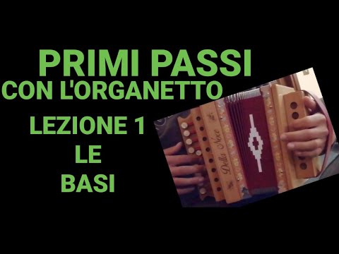 Easy accordion lesson: basic exercises - the first impact on the instrument [with English subtitles]