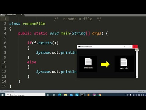 File Handling in Java | Java program to create a File