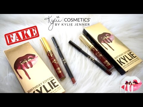 REAL vs FAKE $2: Kylie Cosmetics Lip Kit "LEO" Birthday Edition