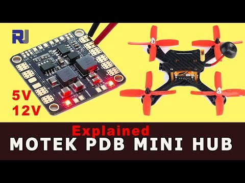 Matek PDB Mini Hub for Quadcopter, FPV, VTX explained