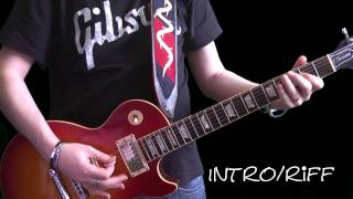 Guns N' Roses - Don't Damn Me (slow lesson riff intro)