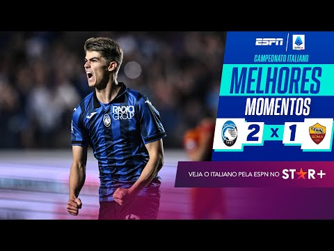 De Ketelaere faz dois, joga muito, e Atalanta AMASSA Roma | Melhores Momentos