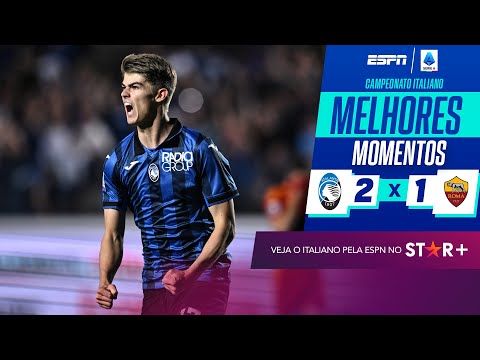 Gols e lances de Atalanta x Roma