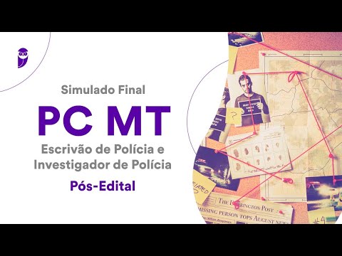 Simulado Final PC MT – Escrivão de Polícia e Investigador de Polícia – Pós-Edital – Correção