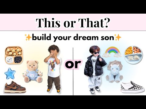 This or That? Build Your Dream Son 🍼🥰🌈 From Baby to Teen!