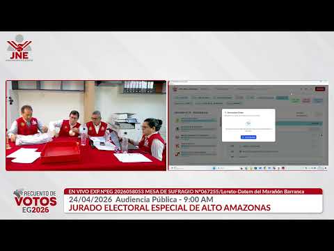 EN VIVO 24/04/2026 9:00 AM AUDIENCIA PUBLICA