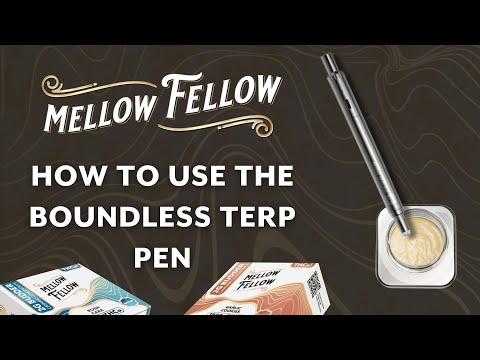 How to use the Boundless Terp Pen from Mellow Fellow | Full Tutorial