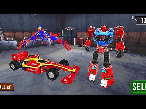 Eagle Robot Car Games – Formula Car Robot Games 2020 #3 - Android Gameplay