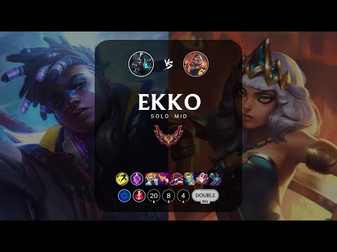 Ekko Mid vs Qiyana - EUW Grandmaster Patch 13.4
