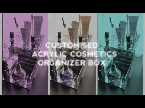 customized Acrylic Cosmetic Organizer Box