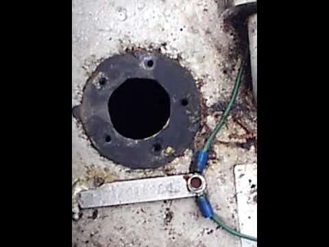 Inside my catamaran fuel tank