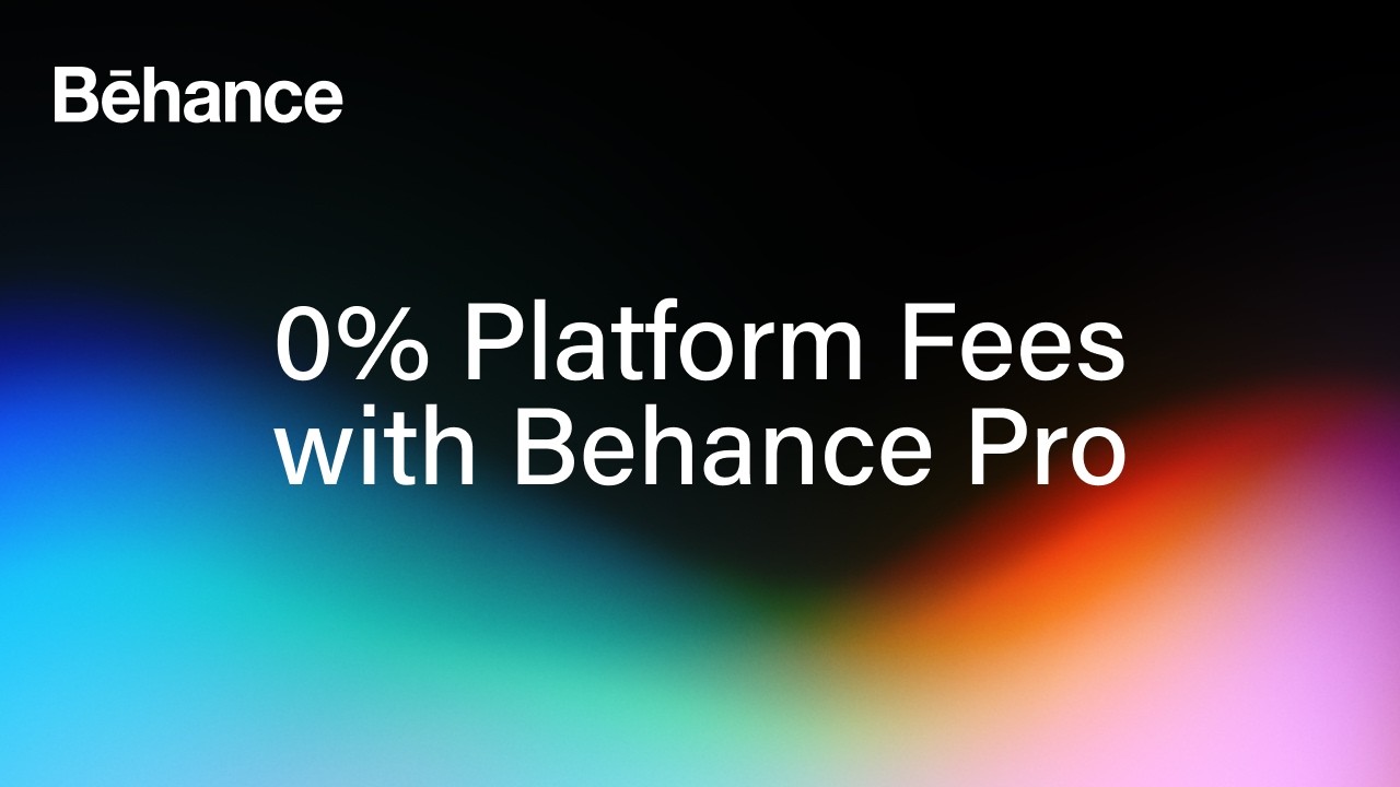 Behance Pro: 0% Platform Fees