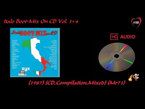 Various - Italo Boot-Mix On CD Vol. 3+4 (1987) (CD,Compilation,Mixed) (Mr73)