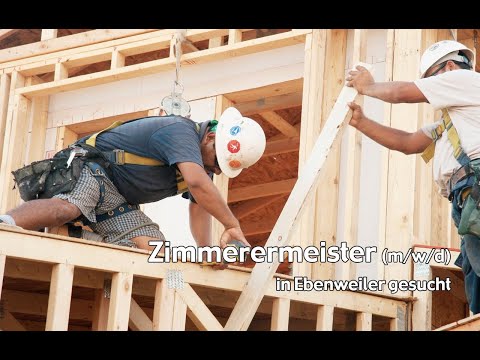 Zimmerermeister m/w/d in Ebenweiler, gesucht: