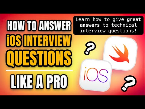 How to Answer iOS Interview Questions Like a Pro 👩🏽‍💻👨🏻‍💻 (free training course) thumbnail