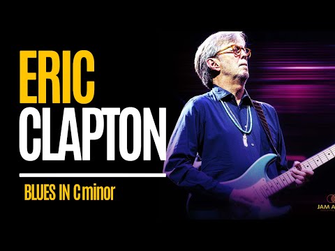 Eric Clapton Style Blues Backing Track in C minor