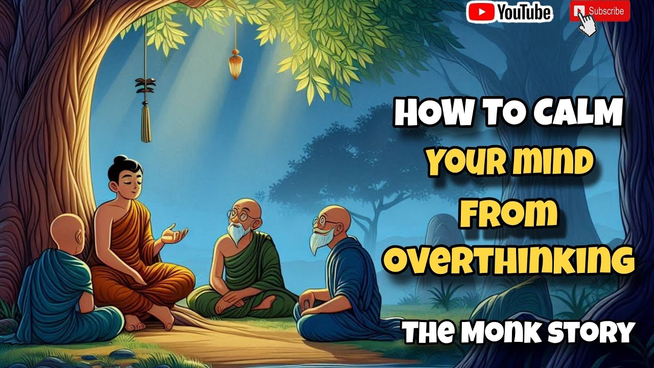 How To Calm Mind From Overthinking| Negative thoughts| The monk story| Inspirational story