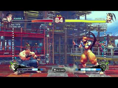SSF4 - kao 1976 (Ryu) vs. Iyo (Ibuki)