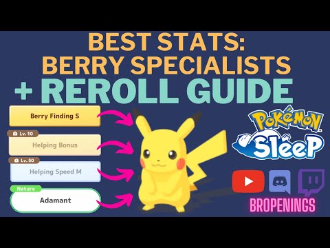 Le migliori statistiche per gli specialisti delle bacche + guida al reroll per i nuovi giocatori ...