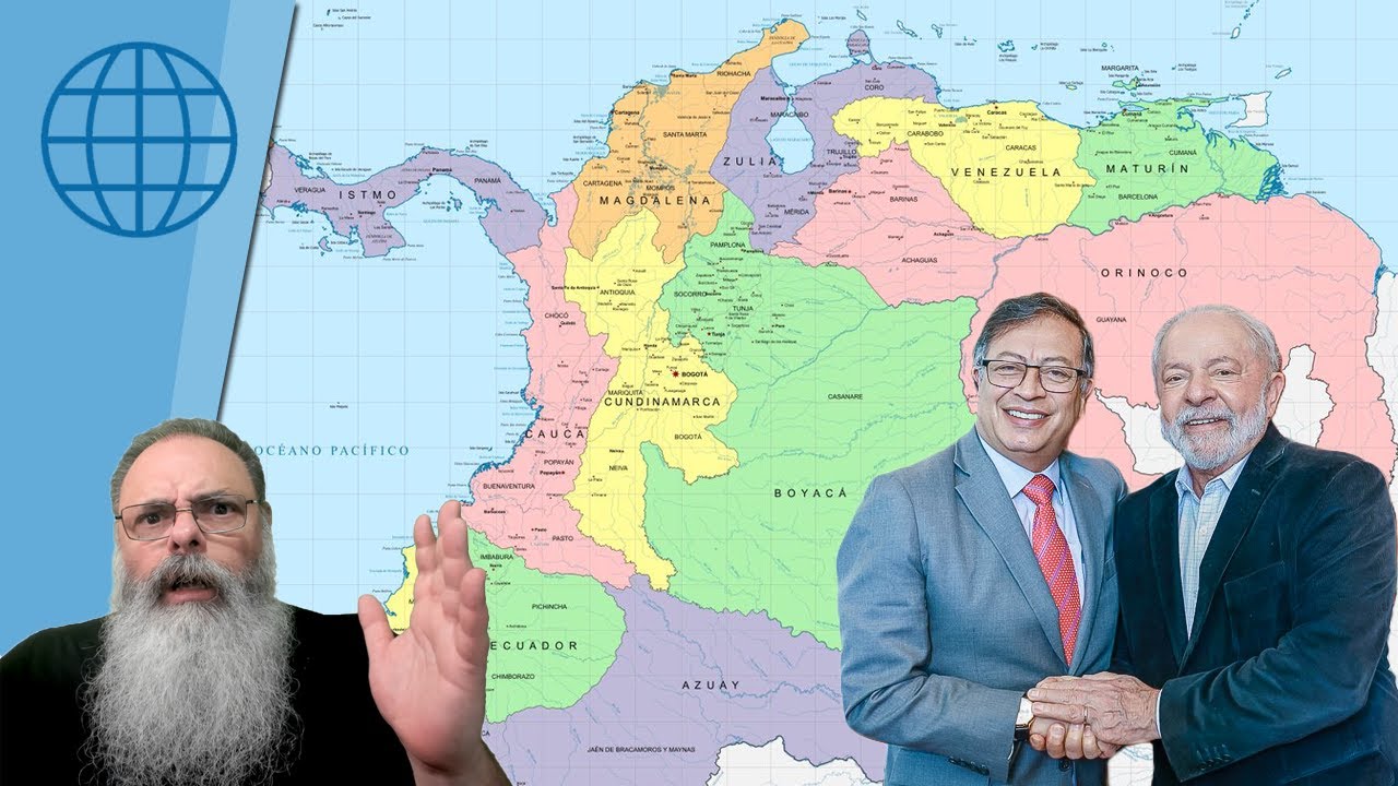 GUSTAVO PETRO cheira um TALCO ESTRAGADO e FALA sobre "REFAZER a GRAN-COLÔMBIA, o SONHO de BOLÍVAR"