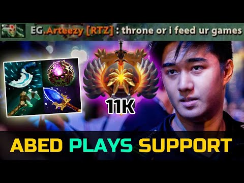 WHEN ABED PLAYS SUPPORT ROLE - 11KMMR FROM SUPPORT TO CORE DOTA 2