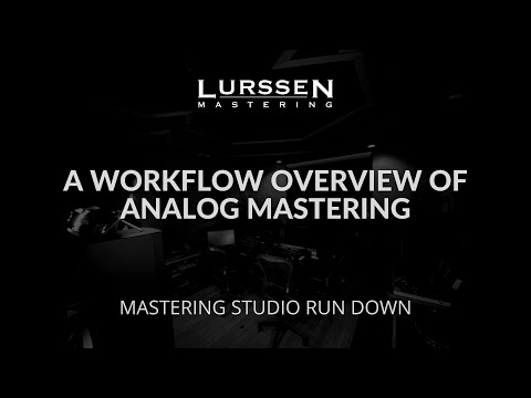 #02 Inside The Studio | Analog Mastering Workflow