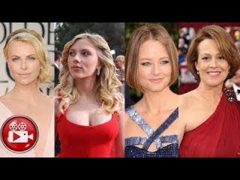 Actresses Charlize Theron, Scarlett Johansson, Jodie Foster, Sigourney Weaver