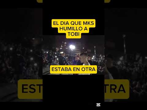 El dia que MKS HUMILLO A SU RIVAL con GASOLINA DE DADDY YANKEE🔥 #mks #tobi #freestylerap #shorts