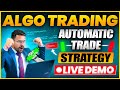Algo Trading Live Demo Algorooms Software India Trading For Beginners Share Market Basics