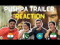 Pushpa Trailer Reaction | Foreigners React | Allu Arjun reaction