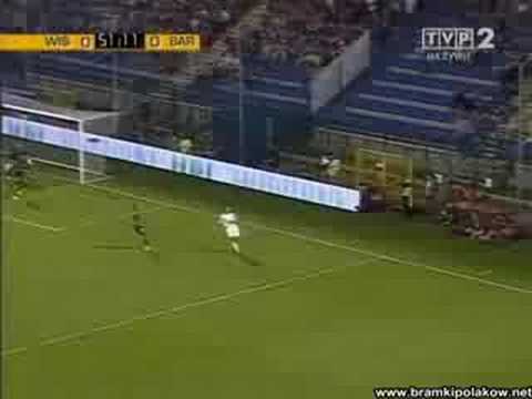 1:0 Wisła - Barcelona. Cleber 52'