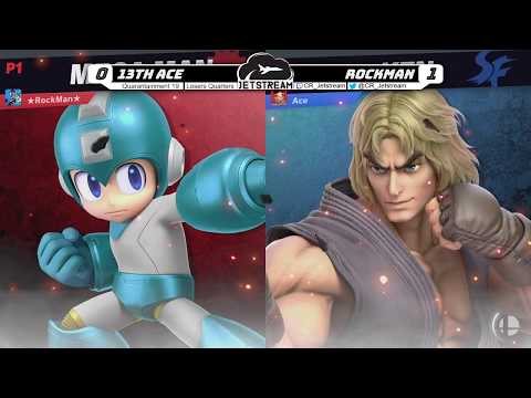 Quarantainment 19 Losers Quarters - 13th Ace (Ken) Vs. Rockman (MegaMan) Smash Ultimate - SSBU