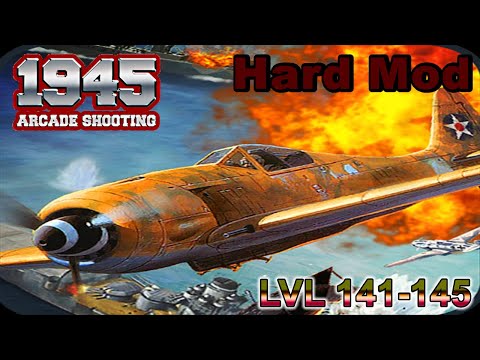 🚀🚀1945 Air Forces / Arcade Shooting / Hard difficulty / LVL 141 - 145 / Gameplay (Android, iOS) 🚀🚀