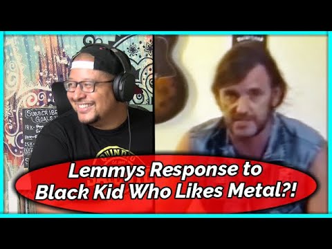 Lemmy's Response to Black Kid That Likes Metal (REACTION)