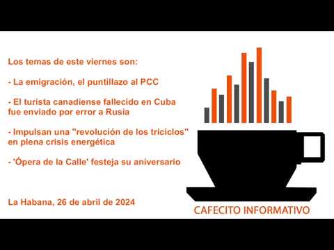 Cafecito informativo del 26 de abril de 2024